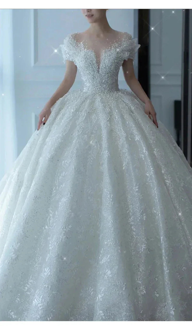 Robe de Mariée Princesse Paillette Luxe
