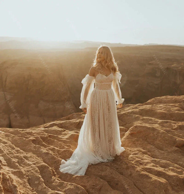 Robe de Mariée Gitane Princesse Ma boutique