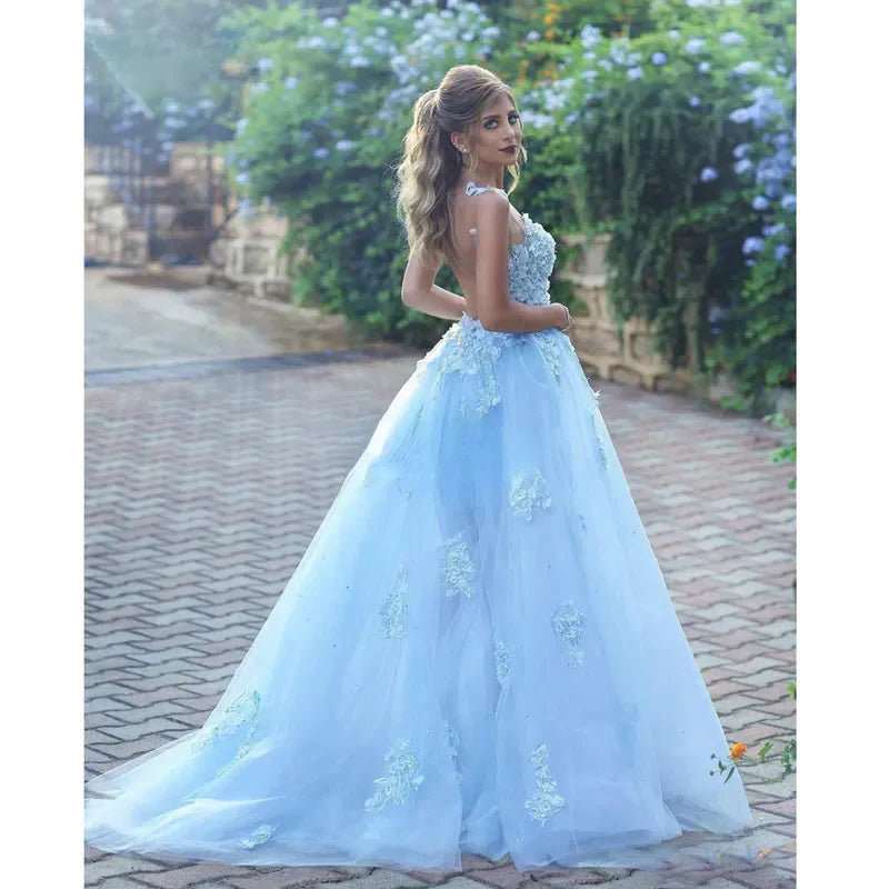 Robe de Mariée Princesse Bleu