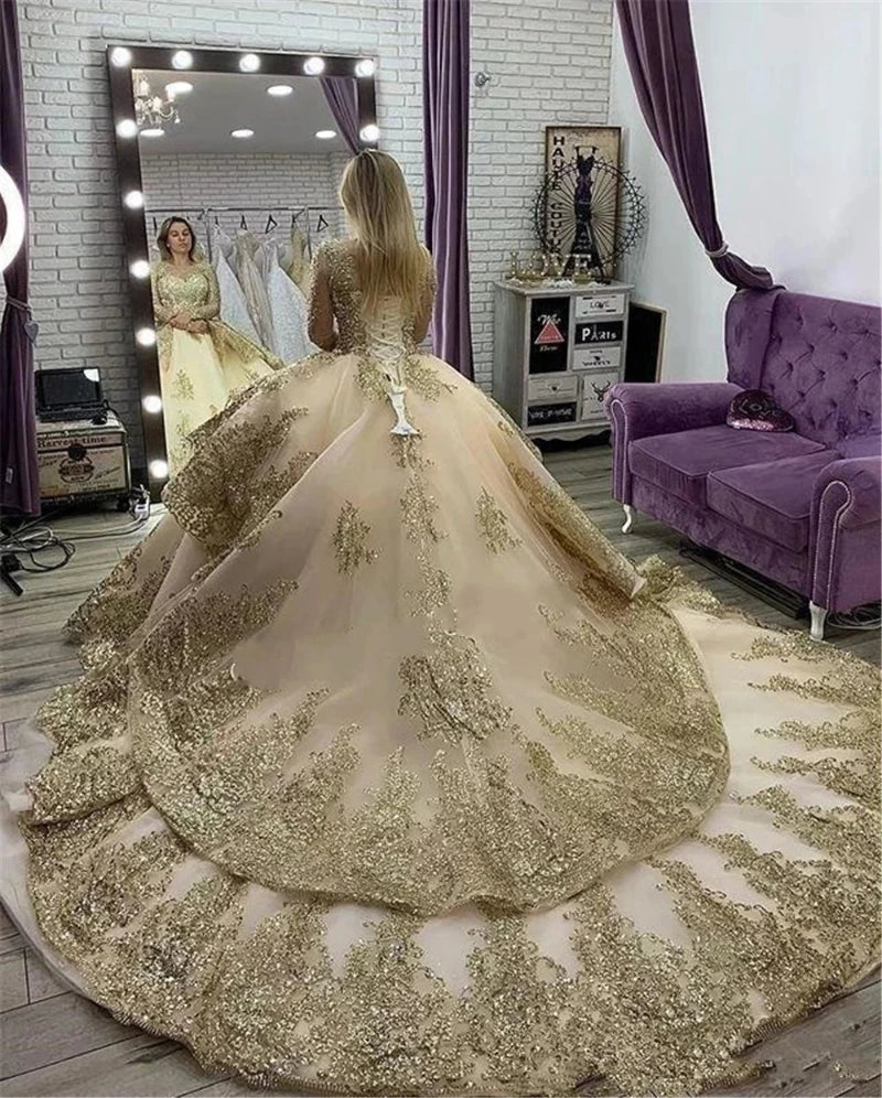 robe-de-mariee-princesse-champagne