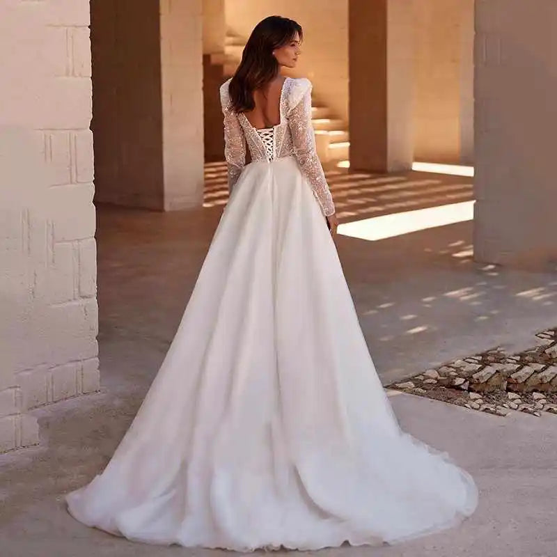 Robe de Mariée Princesse Avec Traine