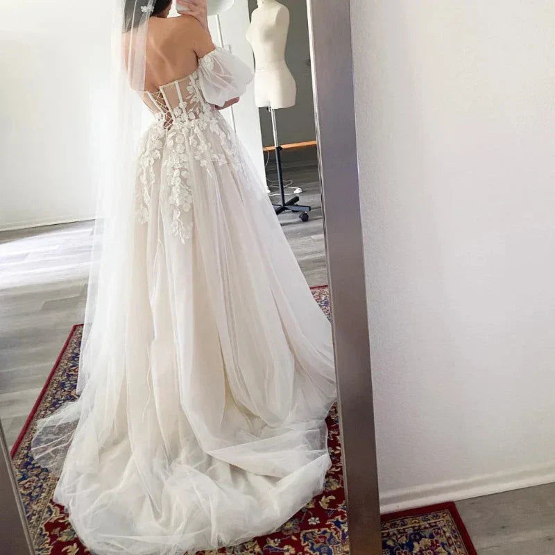Robe de Mariée Princesse Bustier