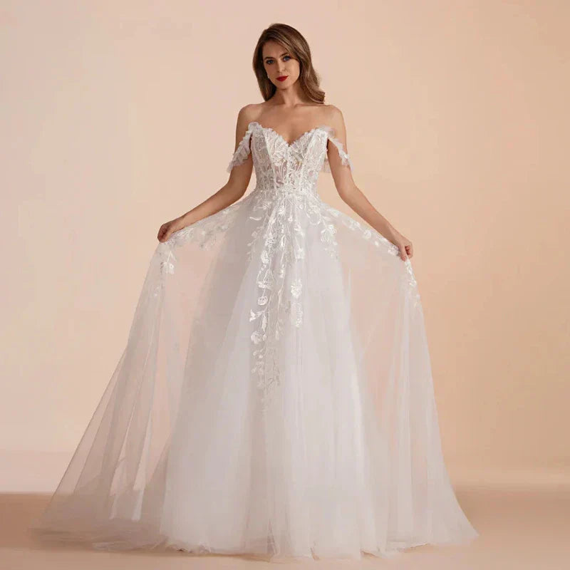 Robe de Mariée Princesse Bordeaux